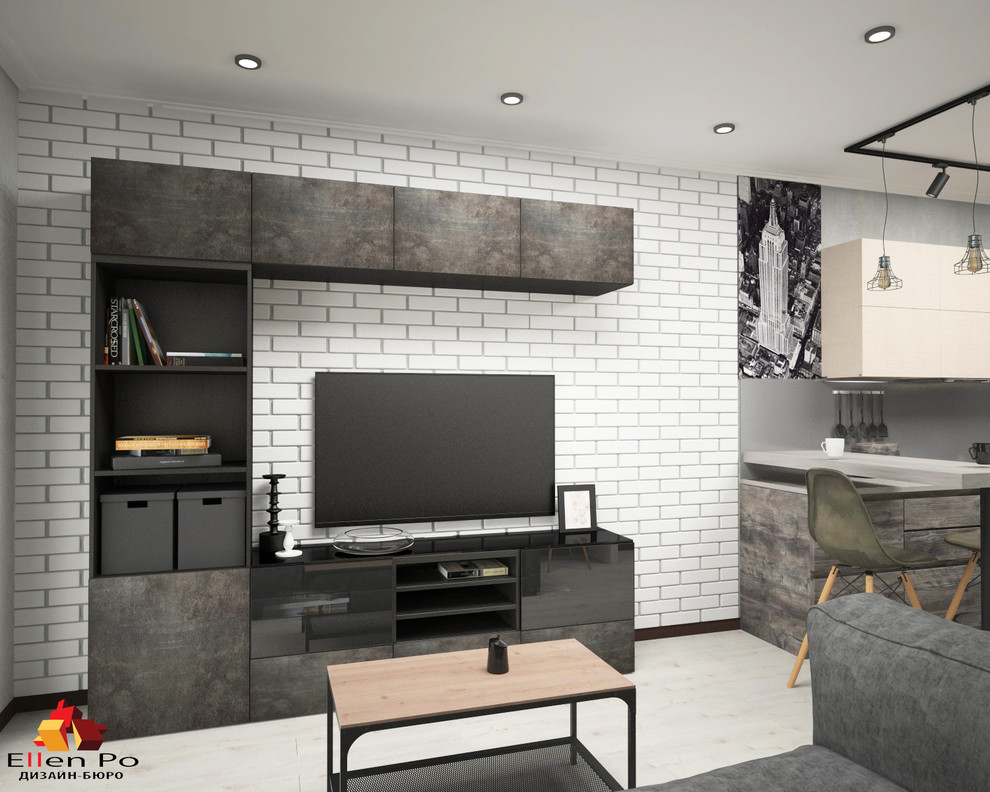 Квартира студия в стиле Лофт