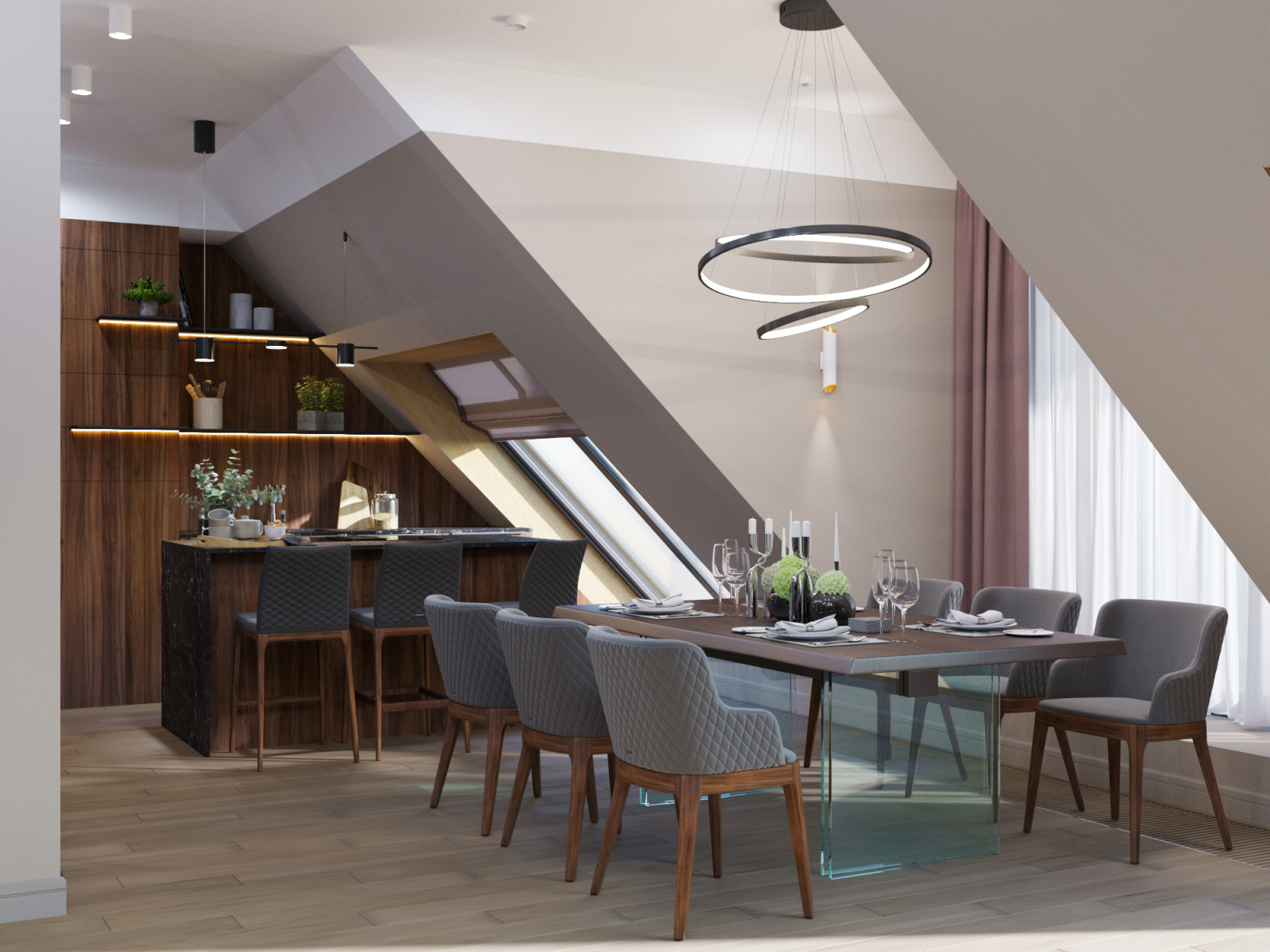 Квартира на Петровской косе, 177 м.кв.