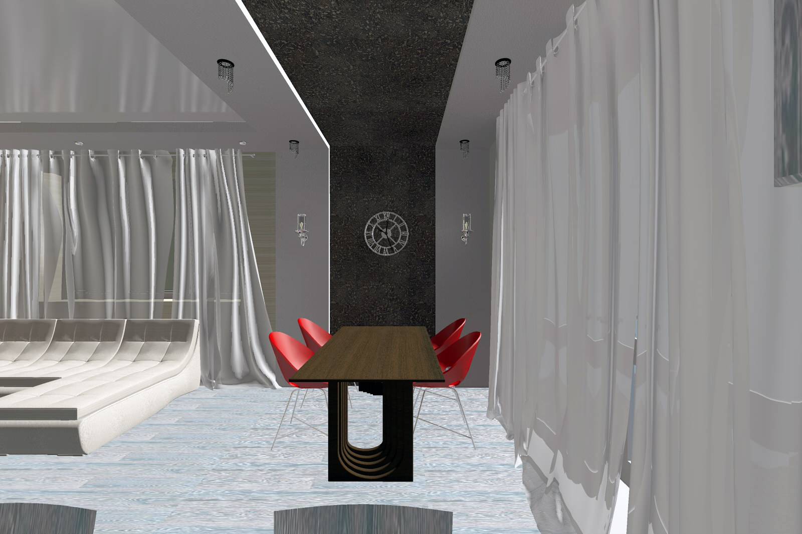 Экспресс-дизайн гостиной в частном доме