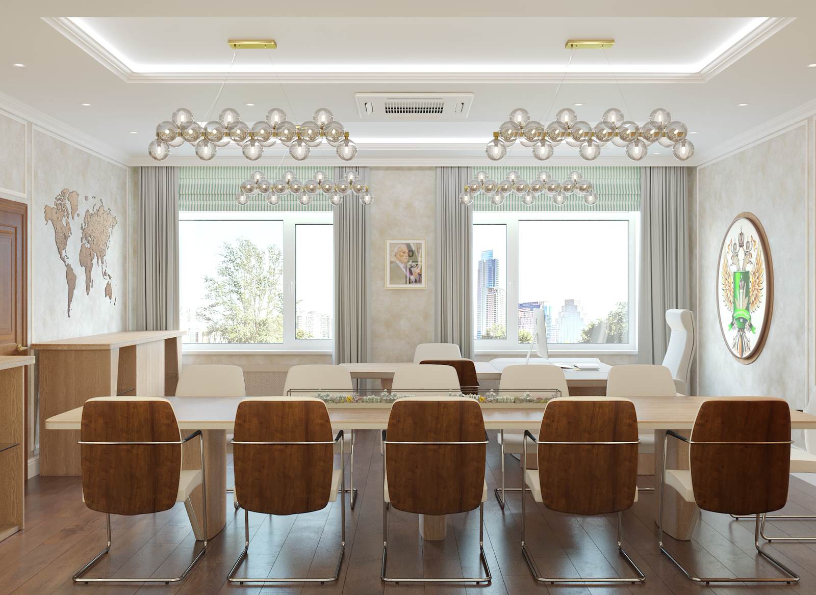 Интерьер общественный, кабинеты руководителей