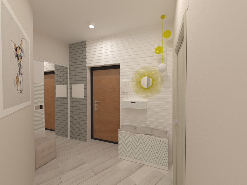 Дизайн студии 44м2 Лесная поляна