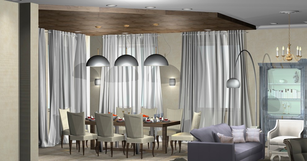 Пушина Ольга дизайн-проект загородного жилого дома “Связь времен"