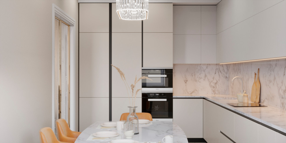 ДИЗАЙН ИНТЕРЬЕРА КВАРТИРЫ В ЖК КАМЕЛОТ, 120 КВ.М