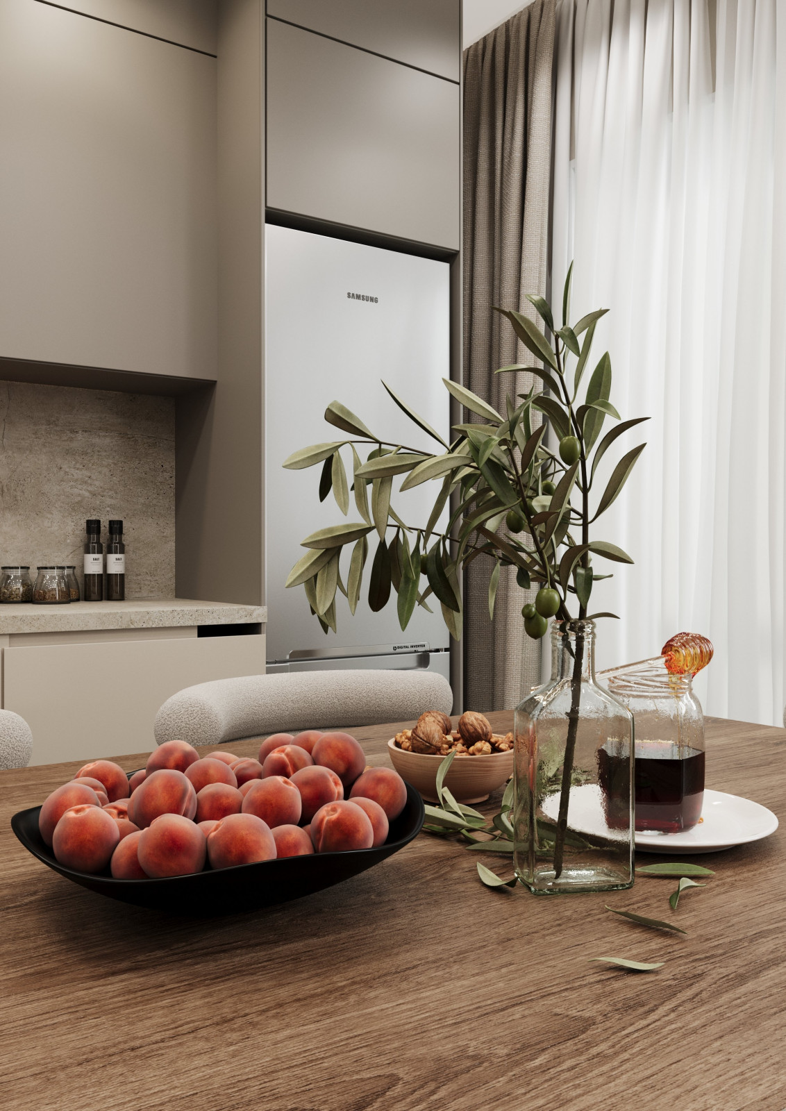 Дизайн-проект квартиры Жк «Вишневый сад» в г. Хабаровск