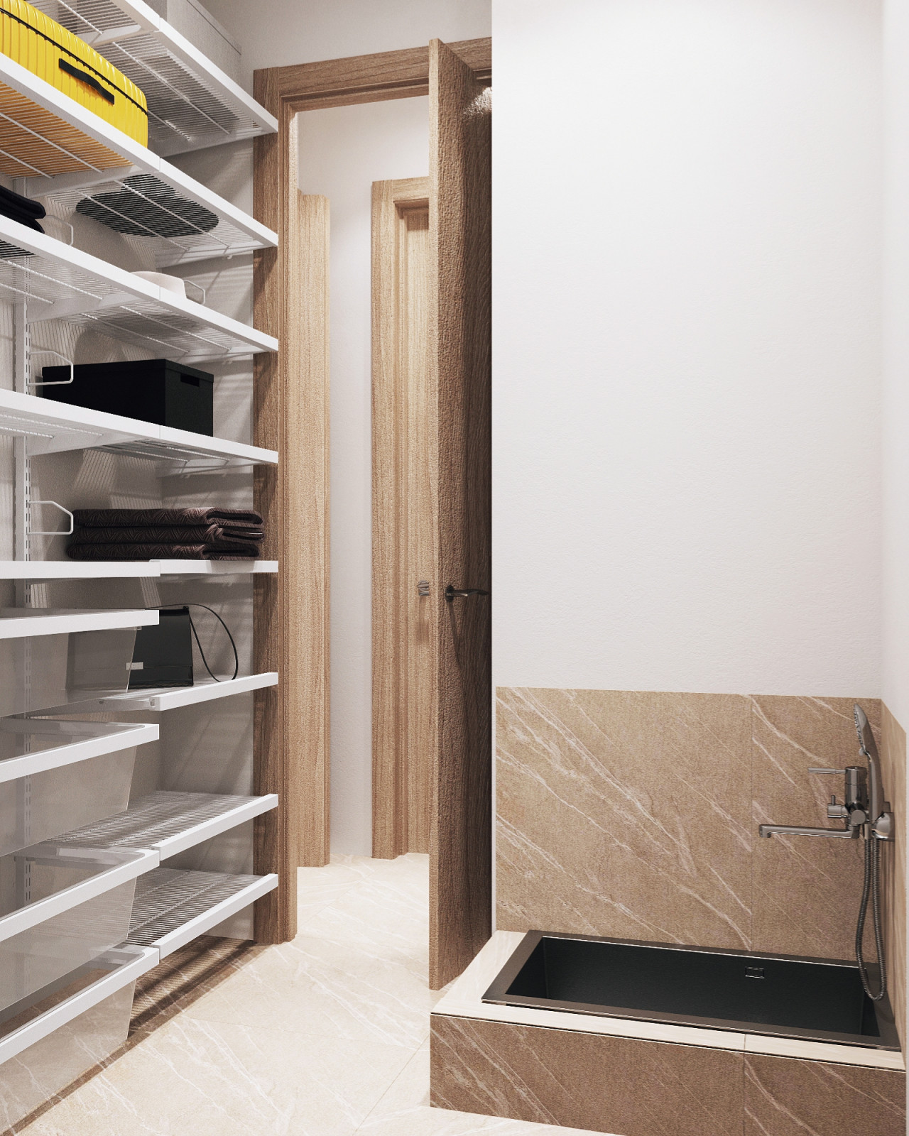 Обложка проекта: Теплая квартира в ЖК Арбат