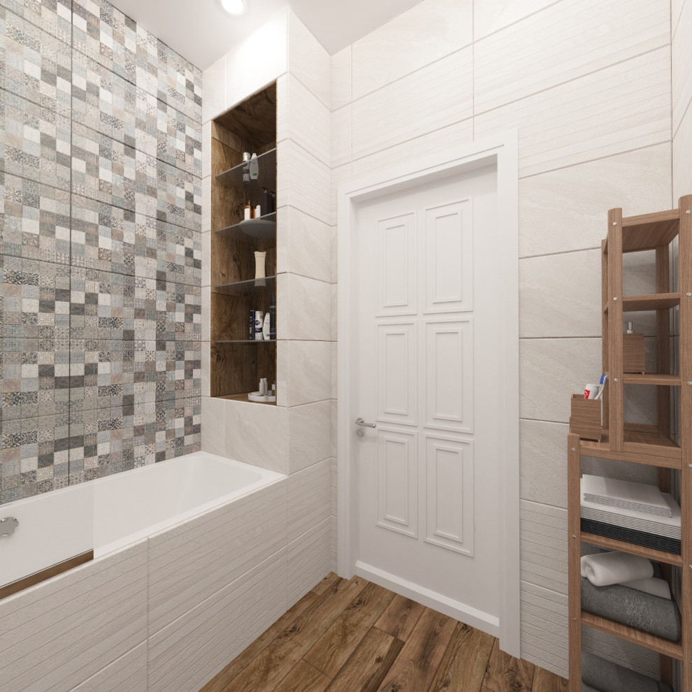 Дизайн ванной квартиры в ЖК "Аврора-парк", г.Краснодар