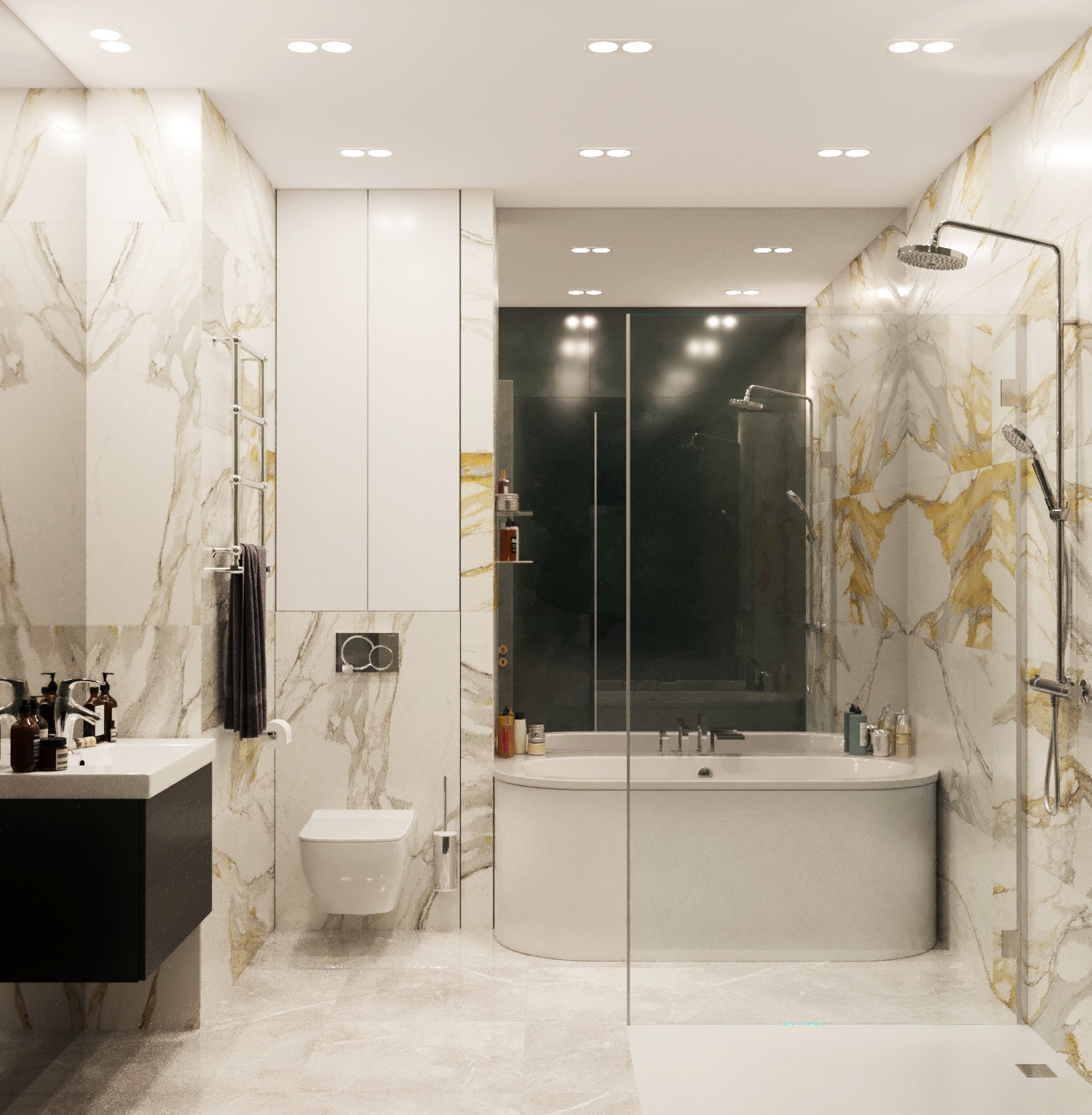 Маленькая квартира в зеленых тонах