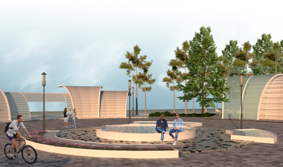 Проект организации прибрежной территории парка "40 лет ВЛКСМ"