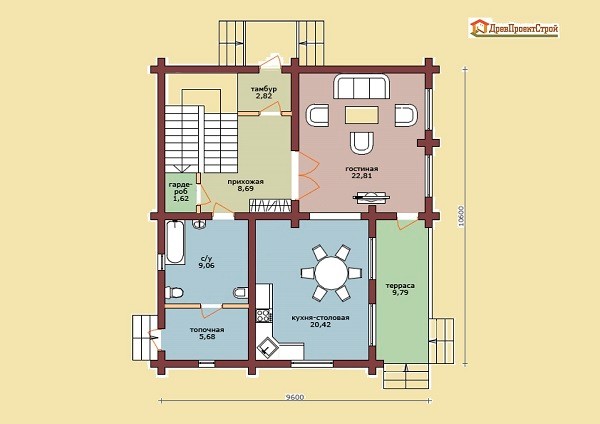 Проект дома № 21