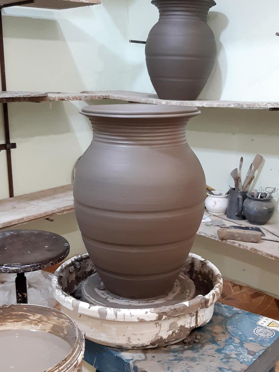 Керамические изделия для Японского Сада в Парке Галицкого