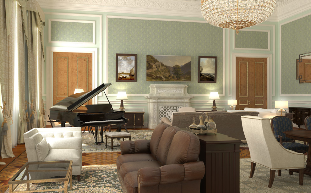 Interior design of Presidential Suite of the Bariatinsky Palace (Modern Vision o