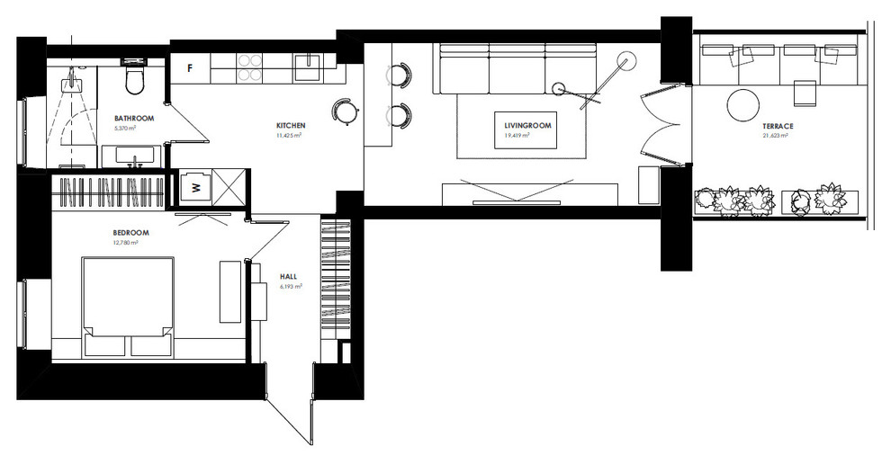 Houzz Украина: От «евроремонта» к синему подиуму на кухне