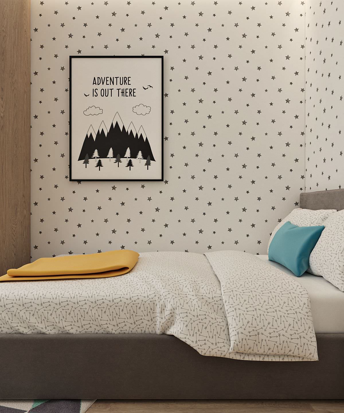 Интерьер квартиры 70 кв.м. для семьи с двумя детьми