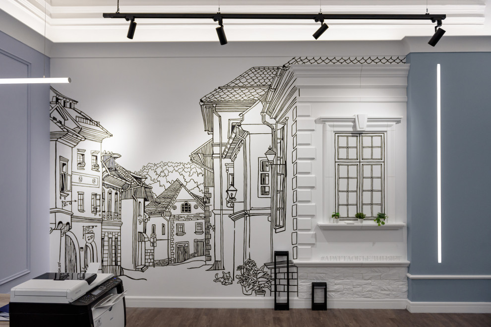 Шоу-рум гипсовой лепнины и светильников в Перми