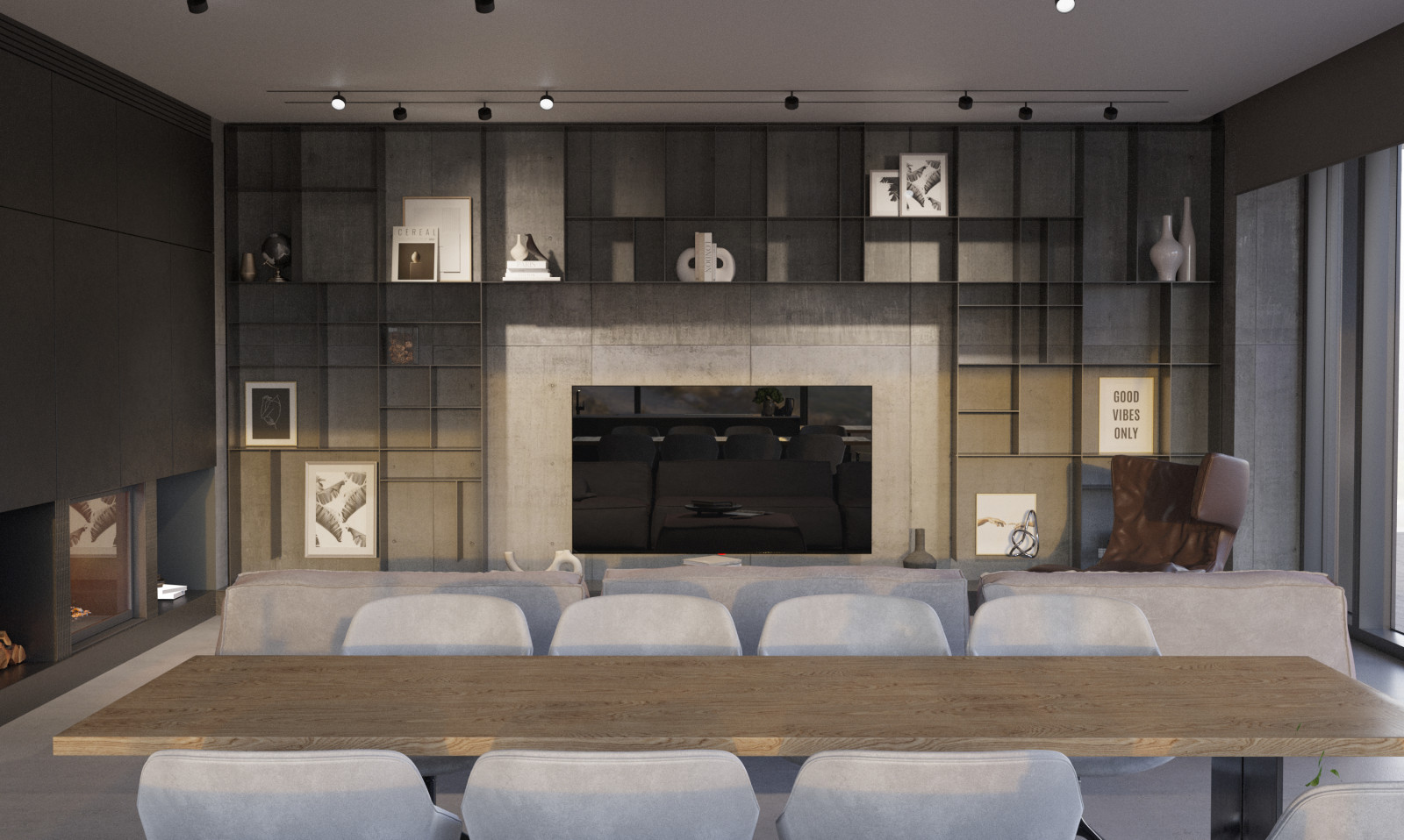 Визуализация коттеджа