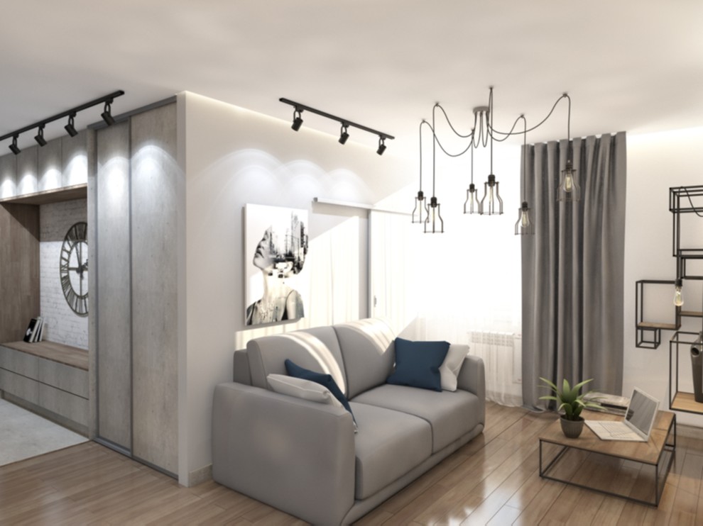 Обложка проекта: Квартира студия в слите "Лофт"