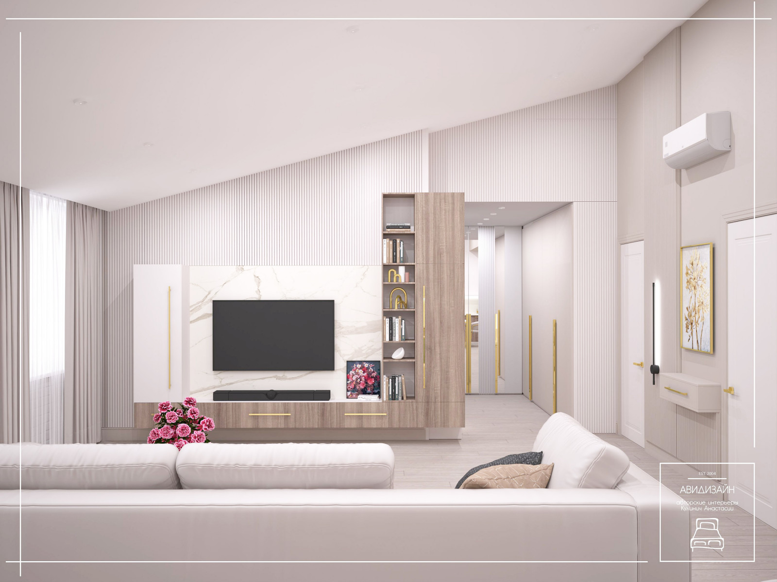 Одноэтажный дом в современном стиле