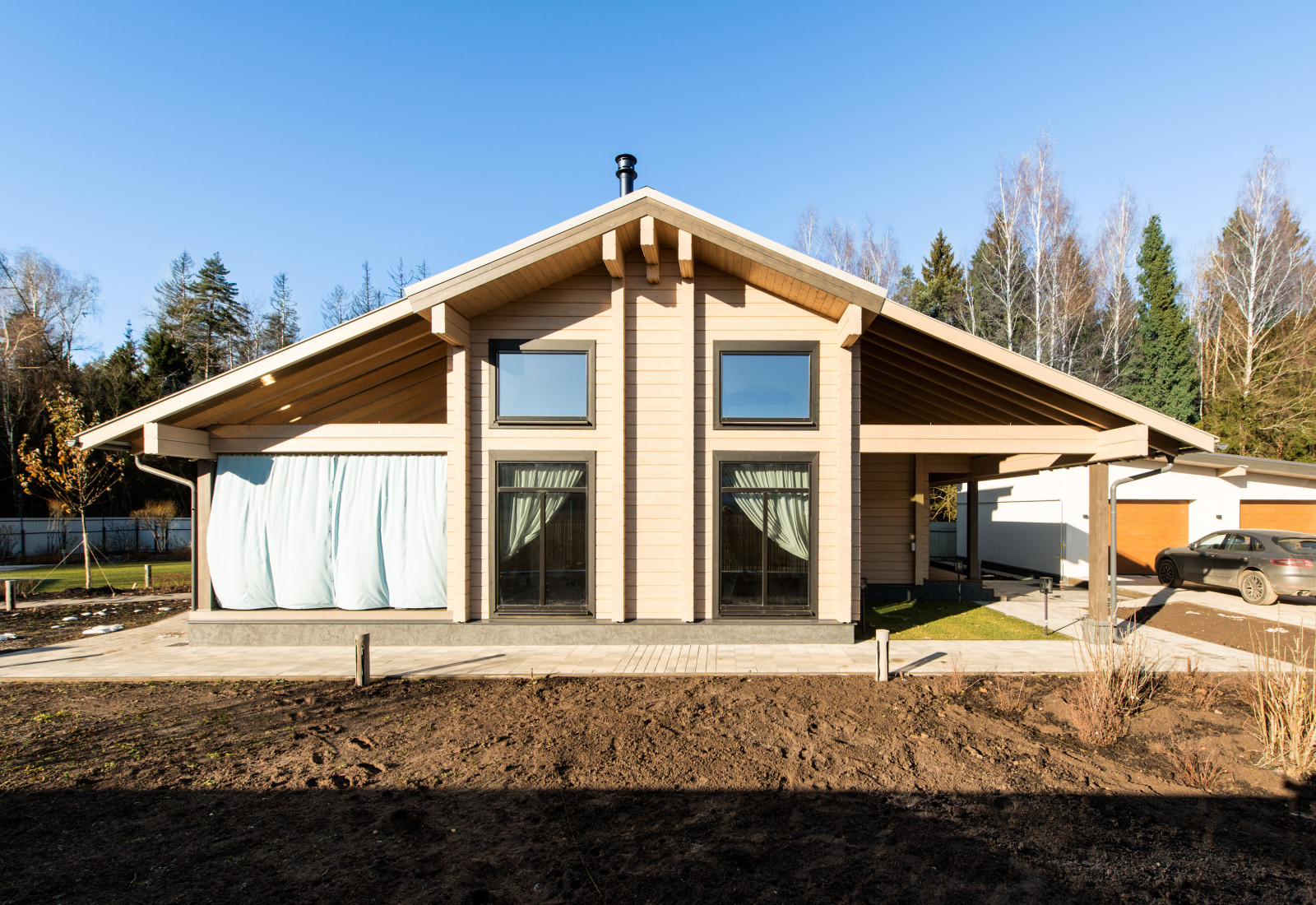 Загородный дом, Экстерьер, 280 кв.м.