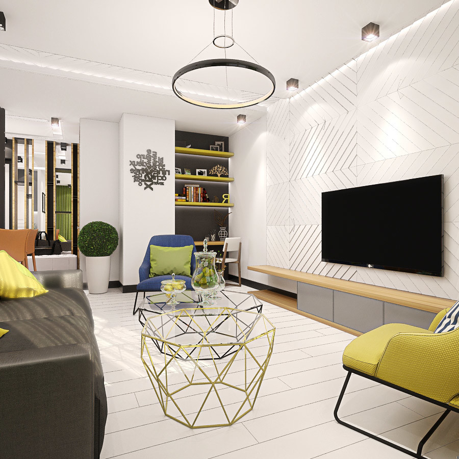 Проект интерьера 2 в г. Новосибирск ЖК переулок бульварный