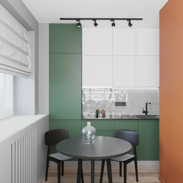 Дизайн однокомнатной квартиры под сдачу.