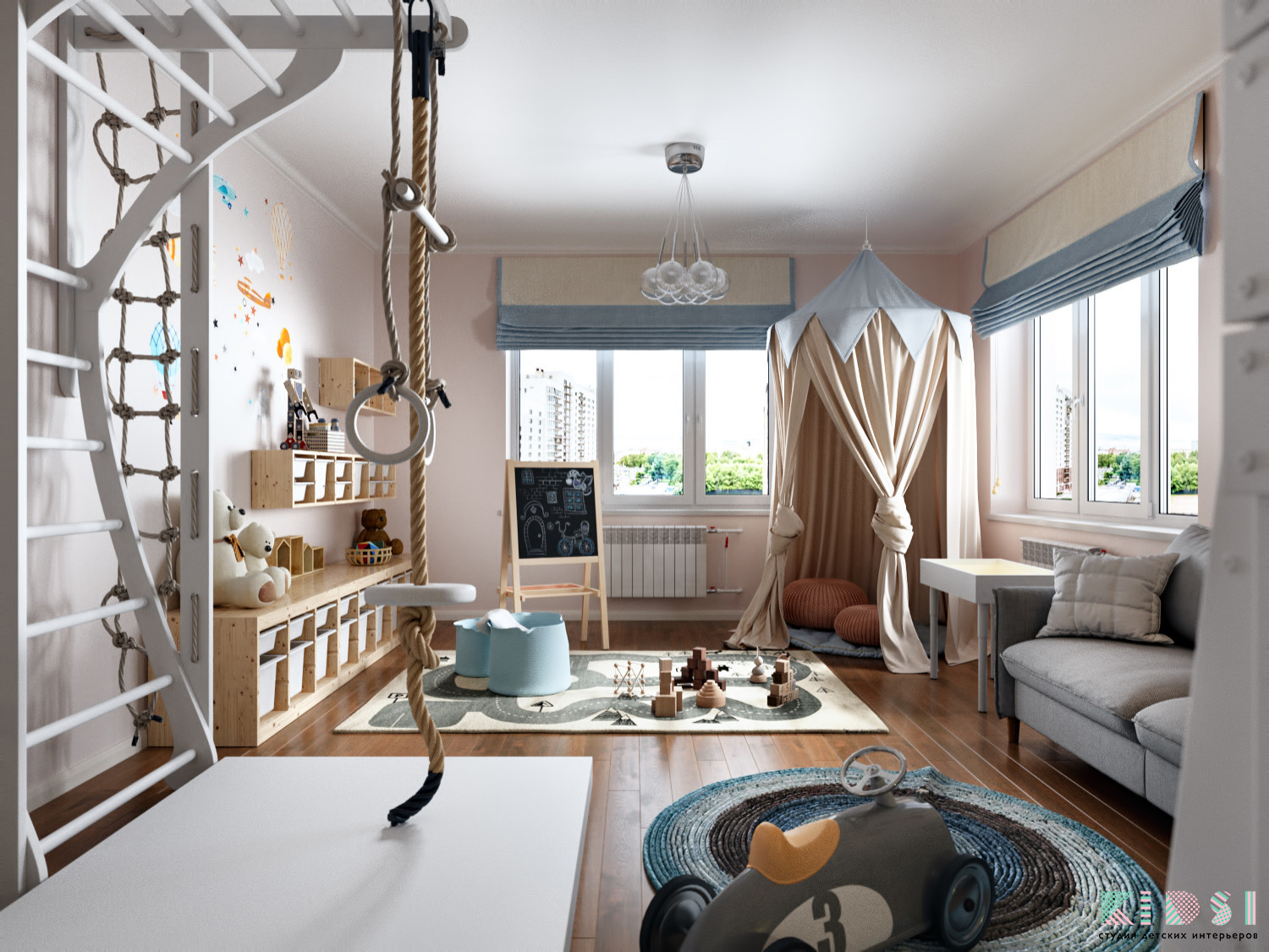 Комната для мальчика 4 года