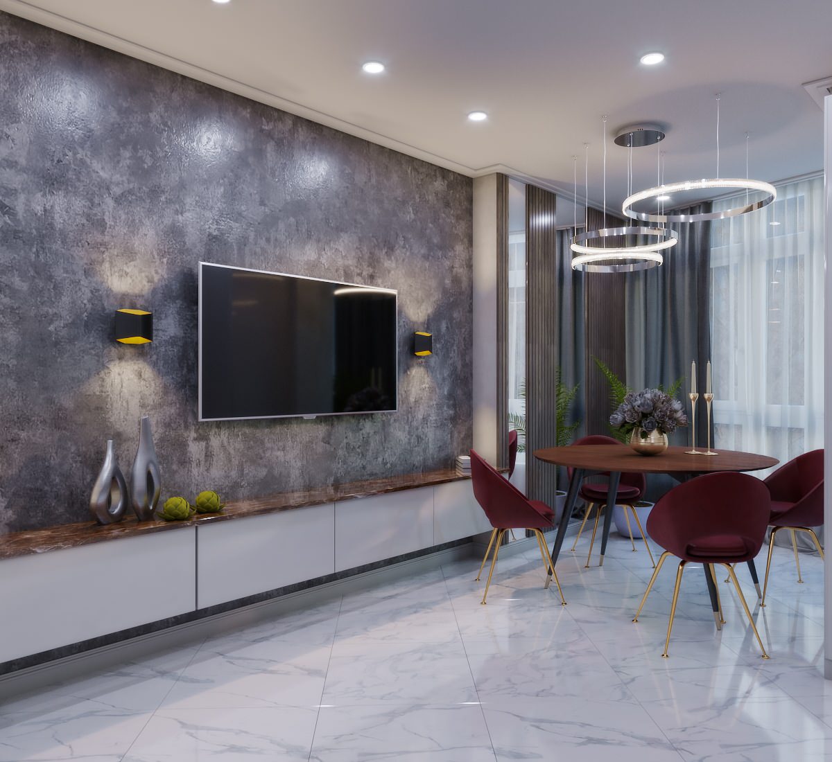 Обложка проекта: 2-ком. квартира в ЖК "Красный Аксай"