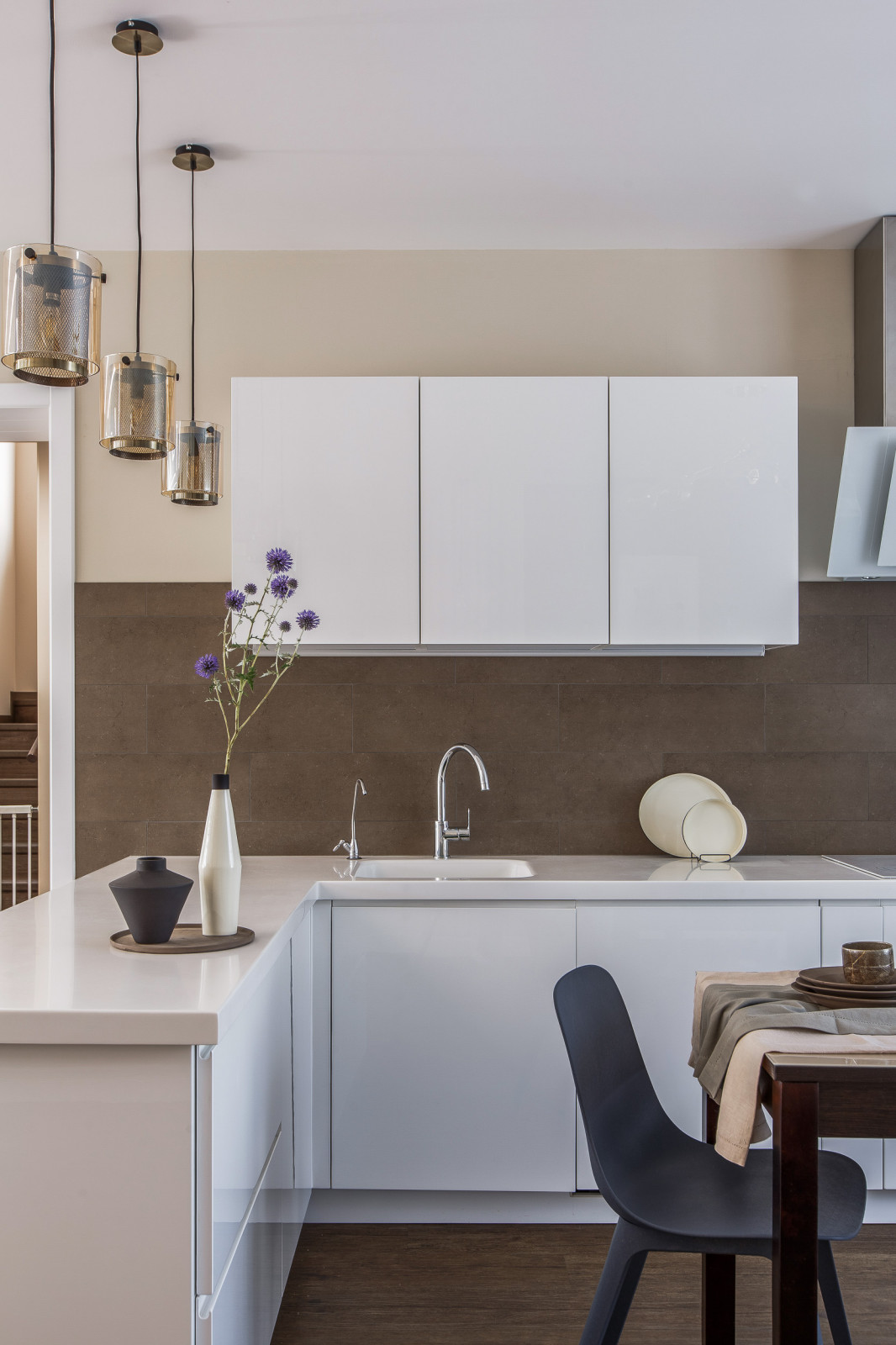 Частный дом Кухня- гостиная