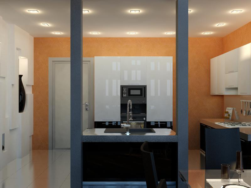 Гостиная в коттедже пос. Колосково