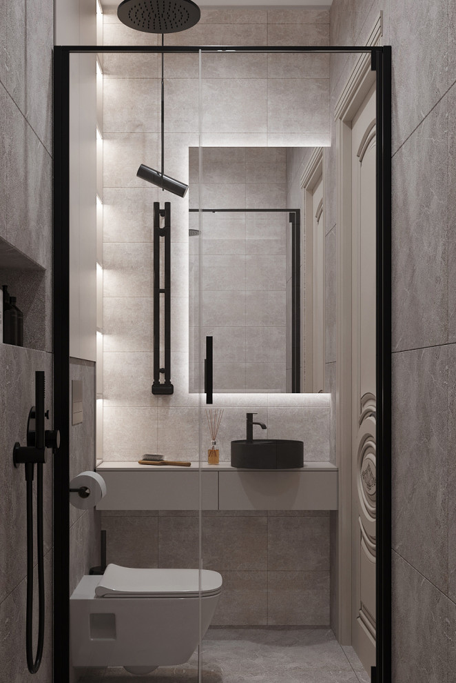 Дизайн проект ванной и санузла ул. Новая