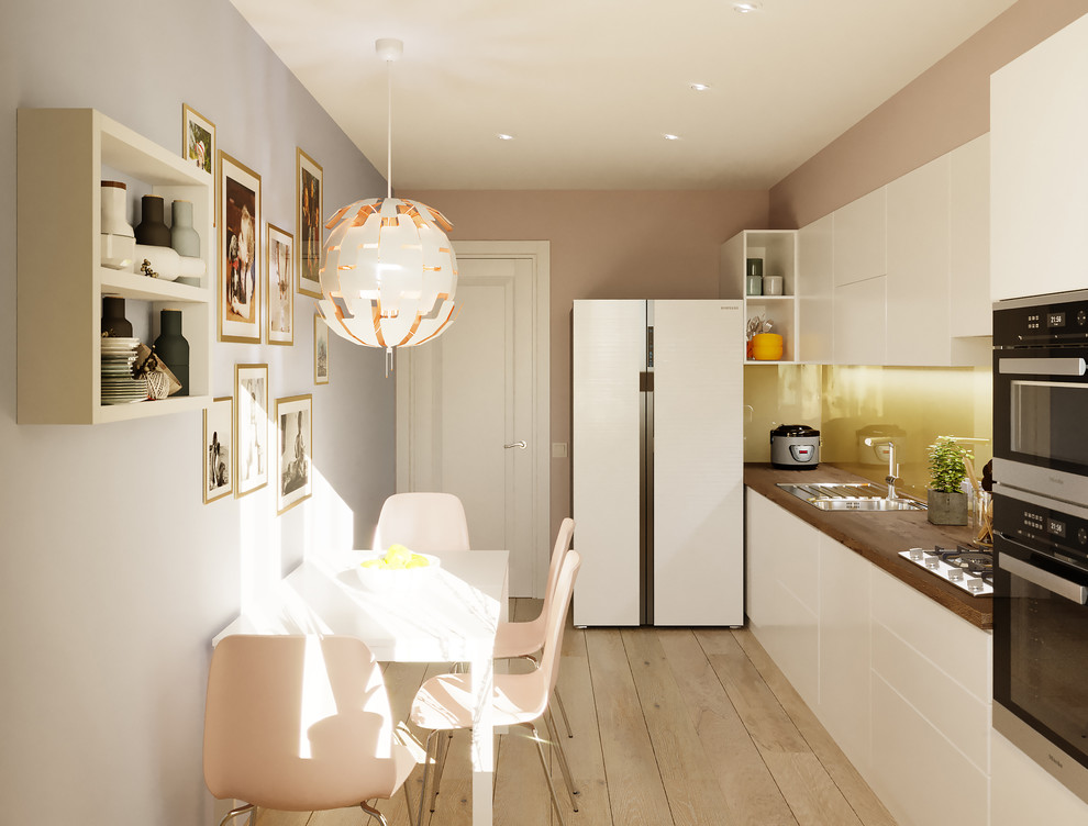 Светлая и лаконичная квартира для семьи с двумя детьми