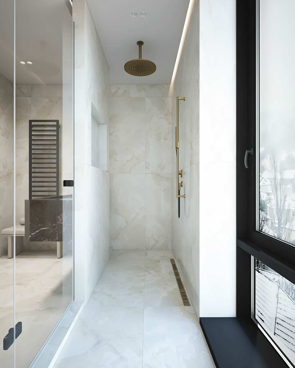 Обложка проекта: Квартира с видом на Москву сити 130 кв. метров