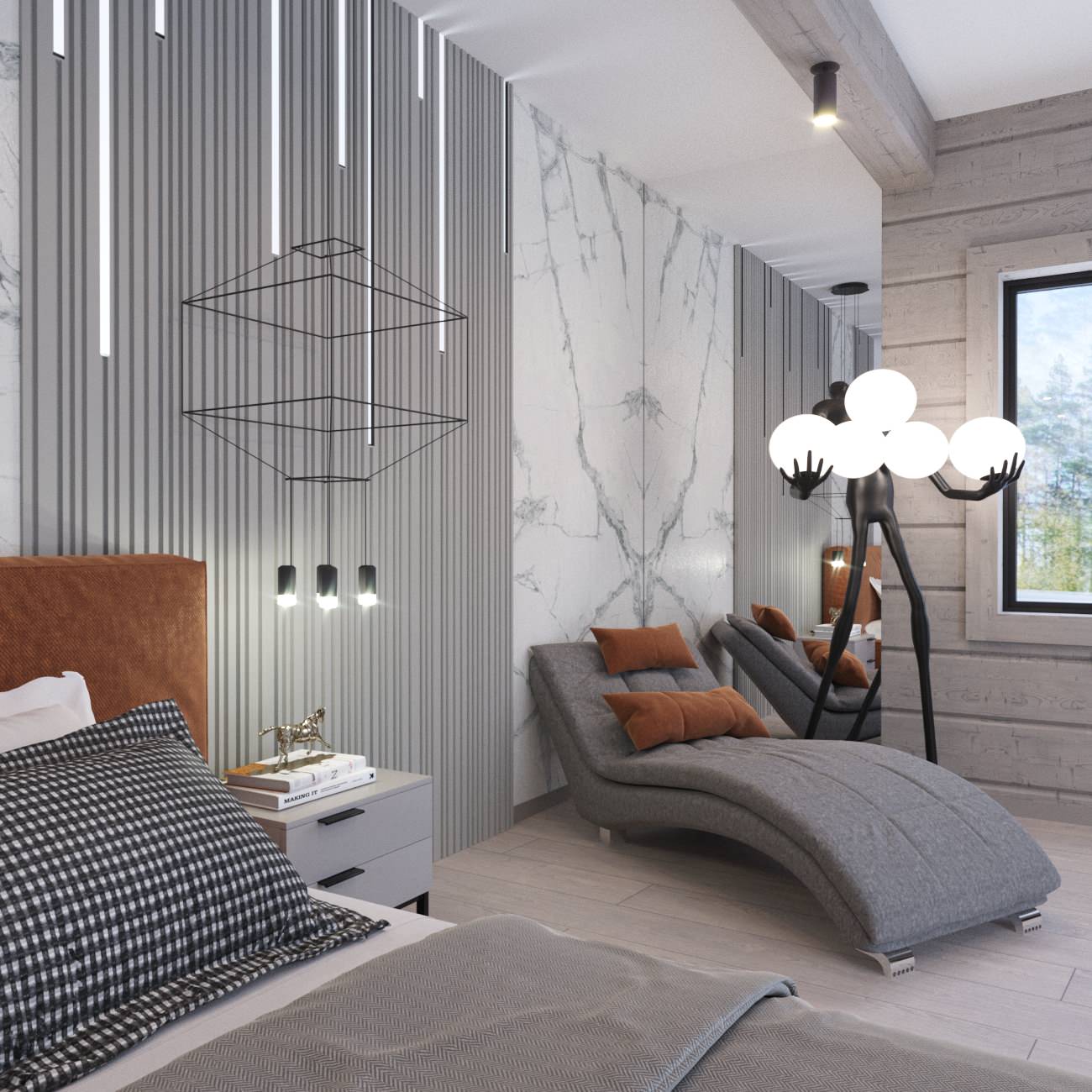 ЗАГОРОДНЫЙ ДОМ из клеёного бруса 500м2