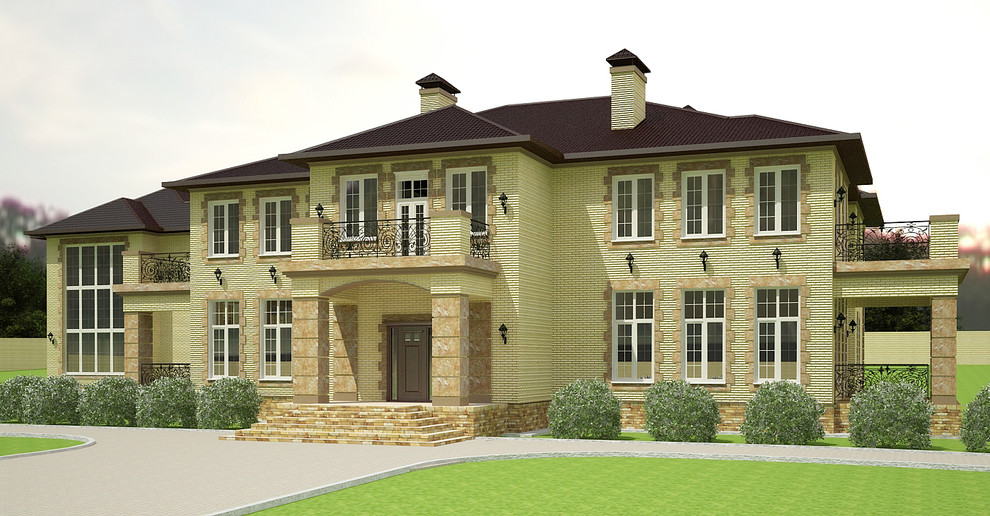 Загородный дом в английском стиле,оборудованный тепловым насосом