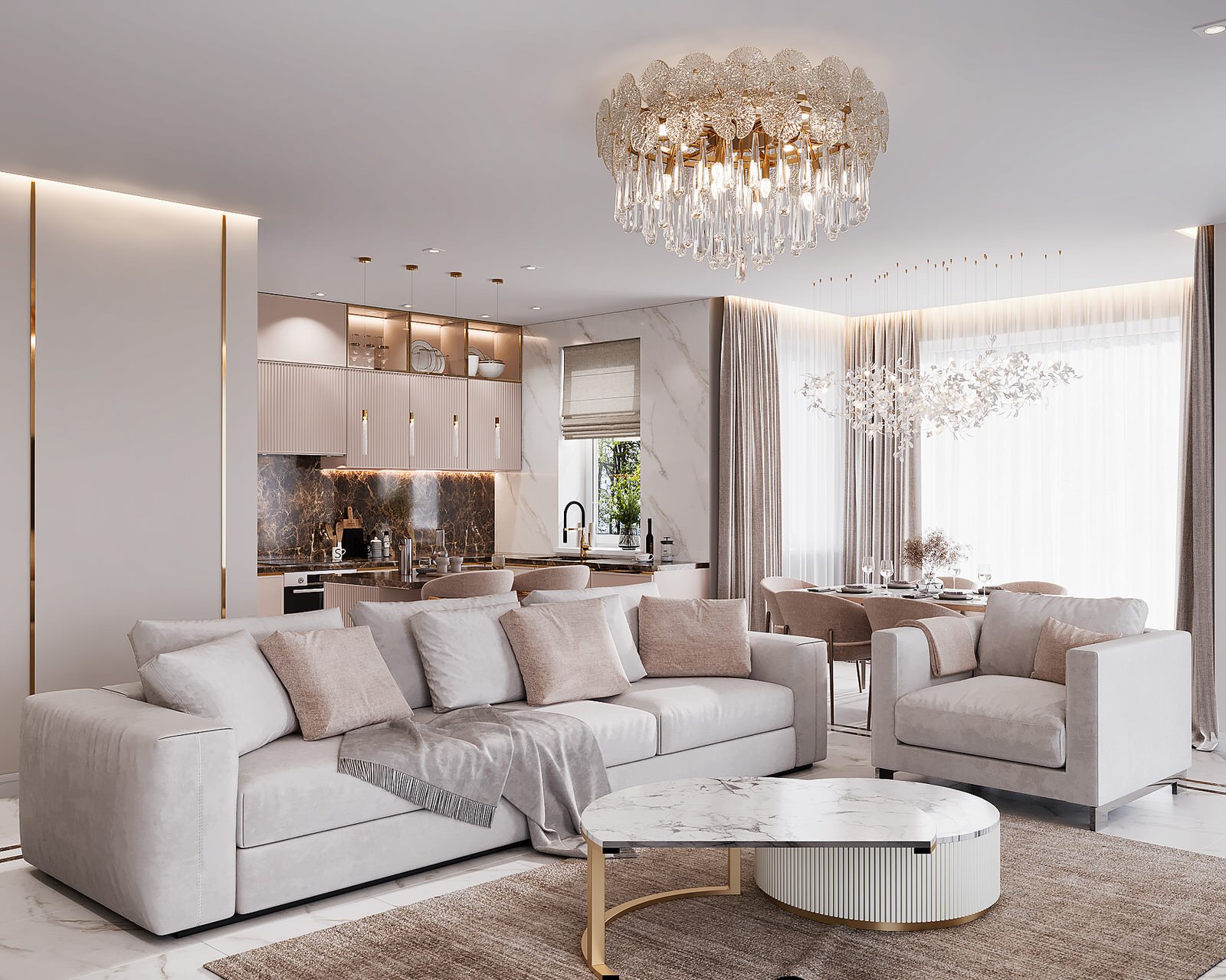 Дизайн проект частного жилого дома в г. Ростове-на-Дону, площадью 210 кв.м.