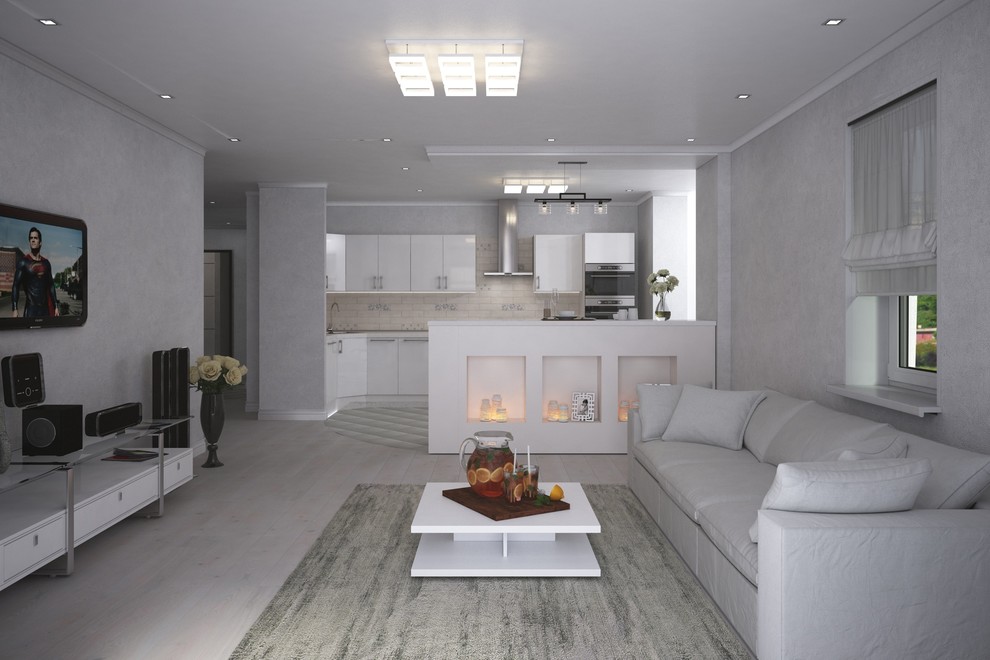 Четырехкомнатная квартира в современном стиле в Клину