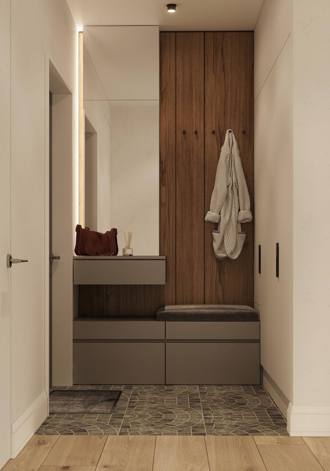 Обложка проекта: Дизайн интерьера квартиры в скандинавском стиле в ЖК "Московские ворота II"