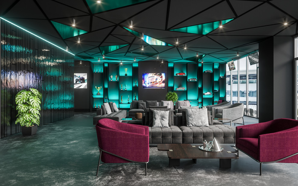 Ложа Команды Mercedes AMG Petronas Motorsport на Сочи Автодром в Адлере