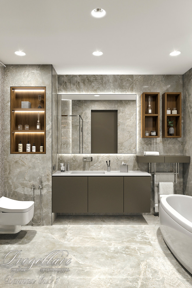 Дизайн квартиры 115 м.кв. в Санкт-Петербурге, в ЖК "Смольный проспект"