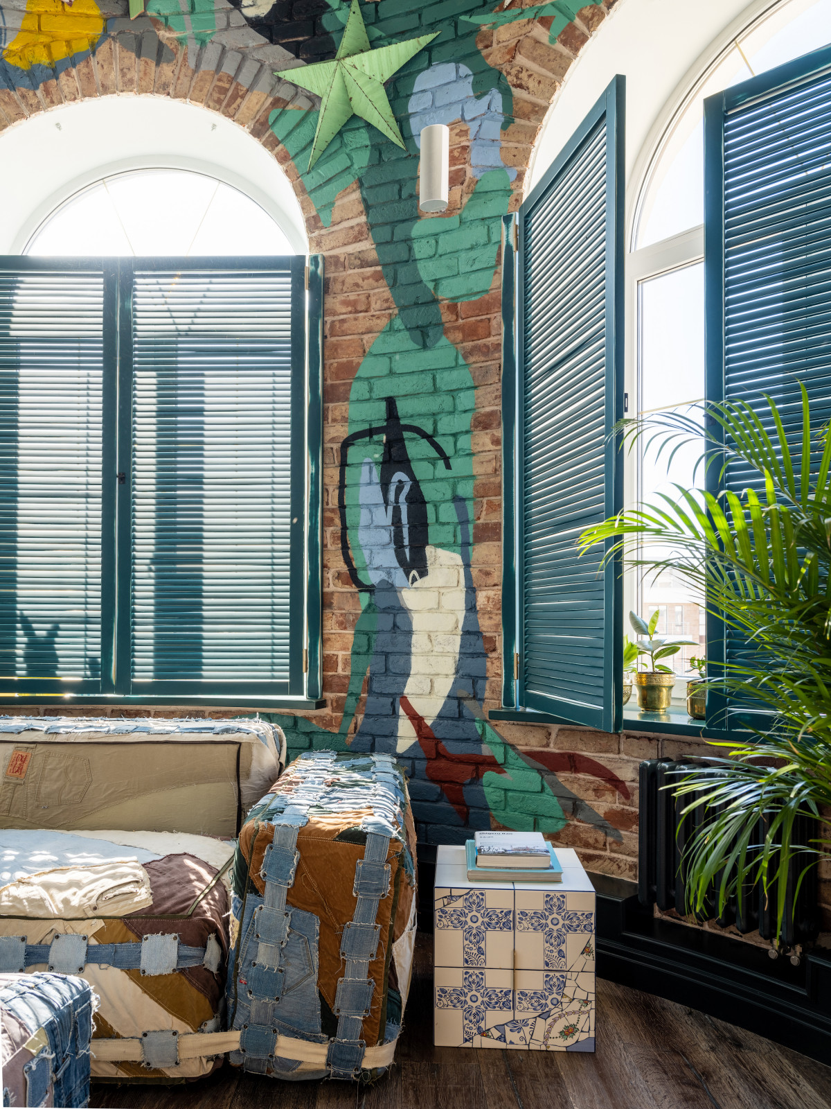 Гостиная. Квартира архитектора Дарьи Васильковой