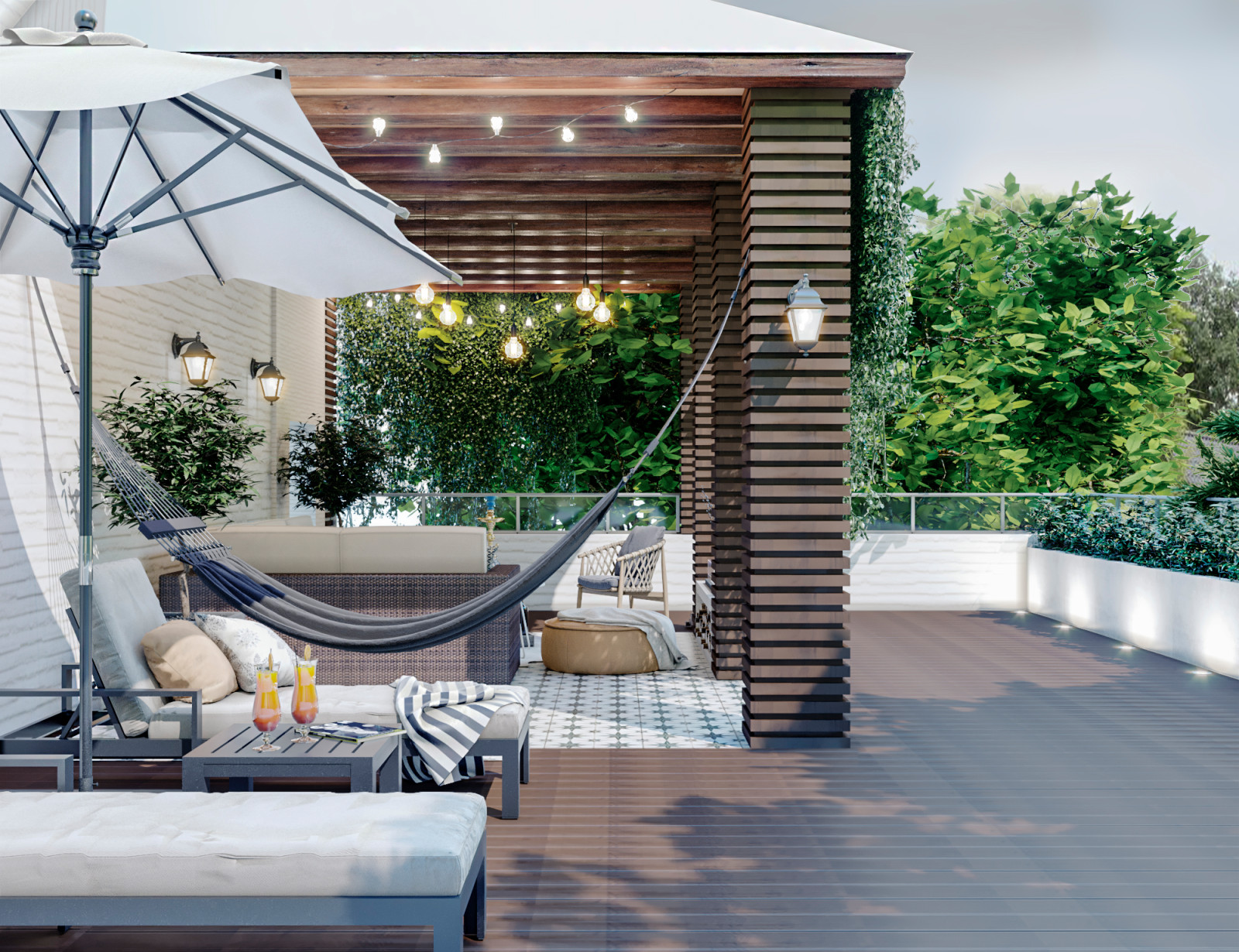 Коттедж с террасой