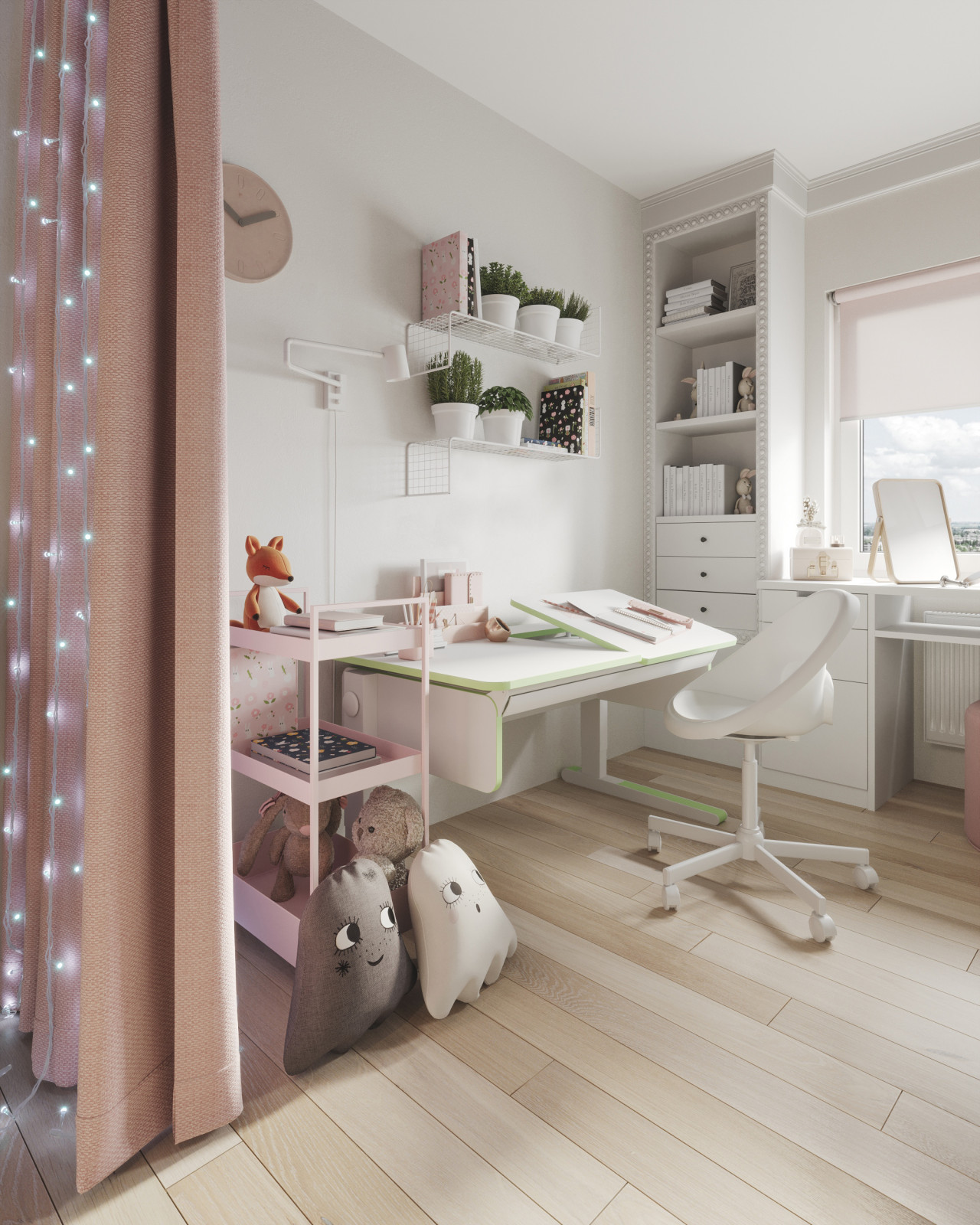 Обложка проекта: розовая детская для девочки