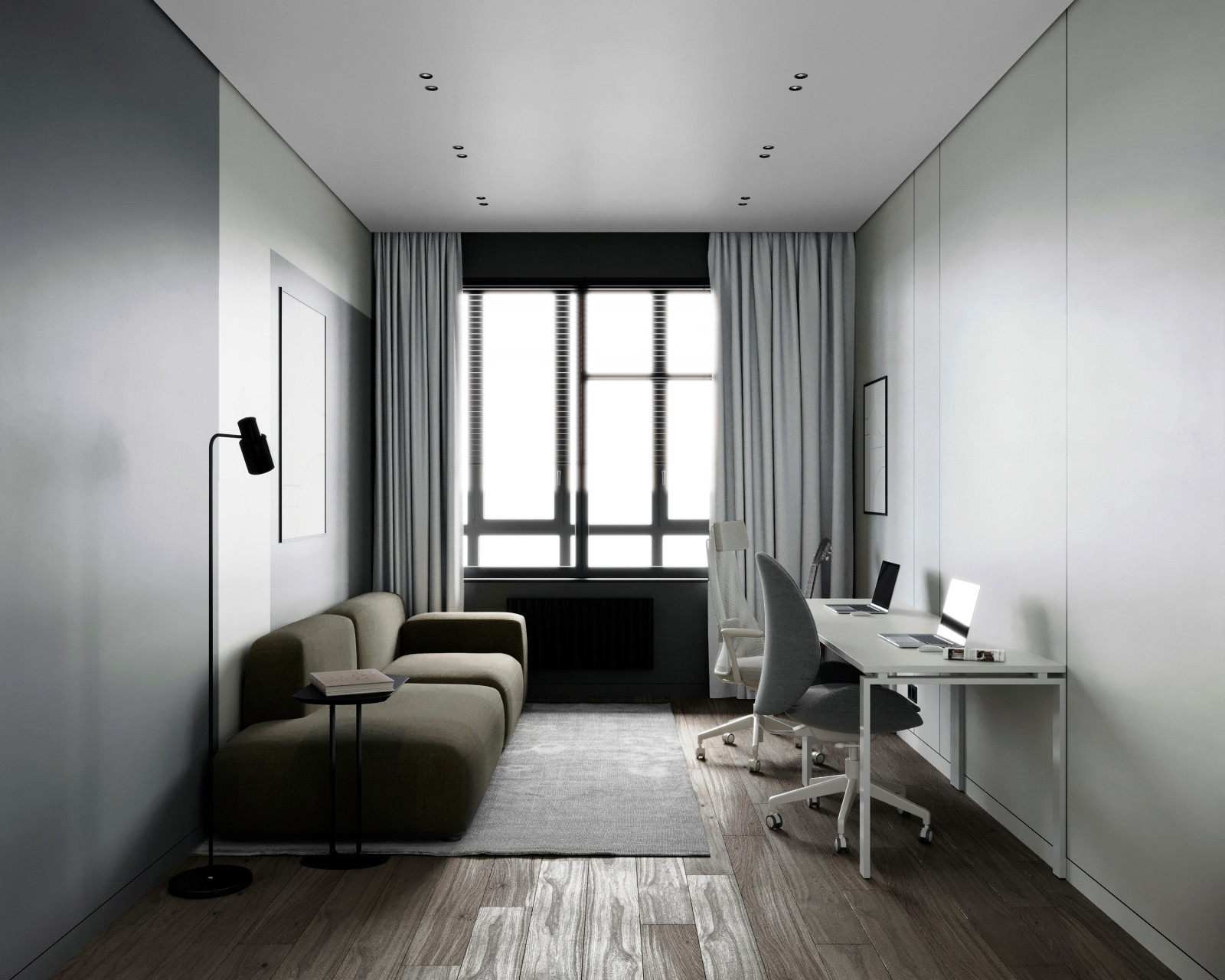 Дизайн интерьера квартиры в ЖК "Притяжение" на Выборгской набережной