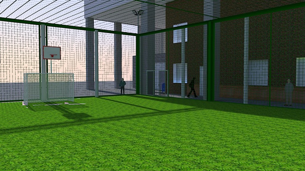 Проект спортивной футбольной площадки "Сириус" г. Томск