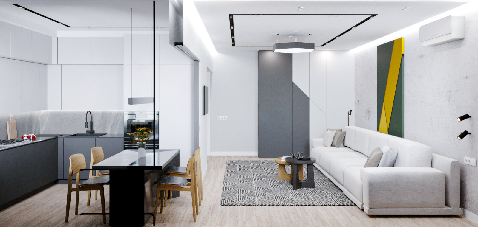 Ремонт трехкомнатной квартиры (м. Кунцевская)