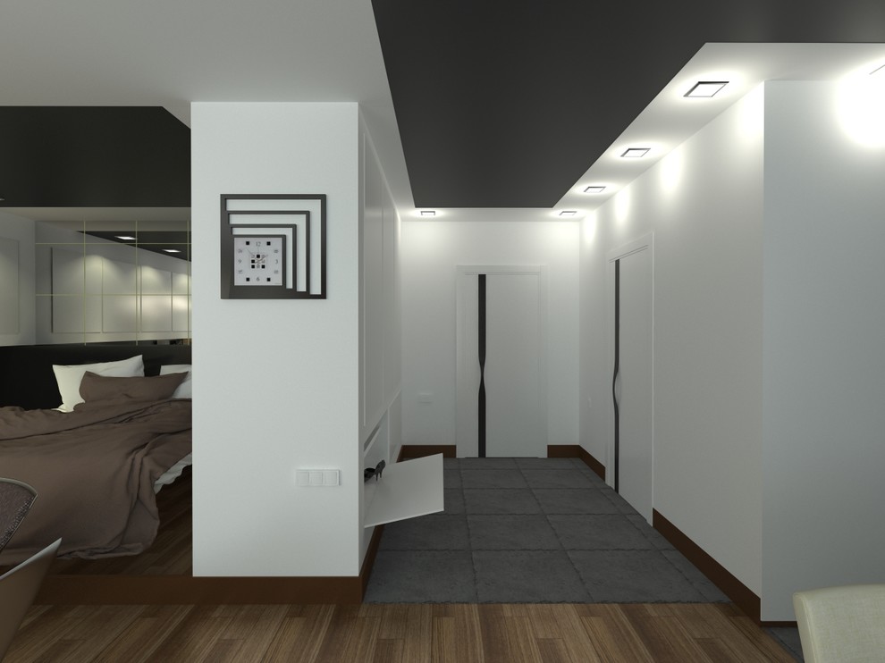 Обложка проекта: Спальня-гостиная