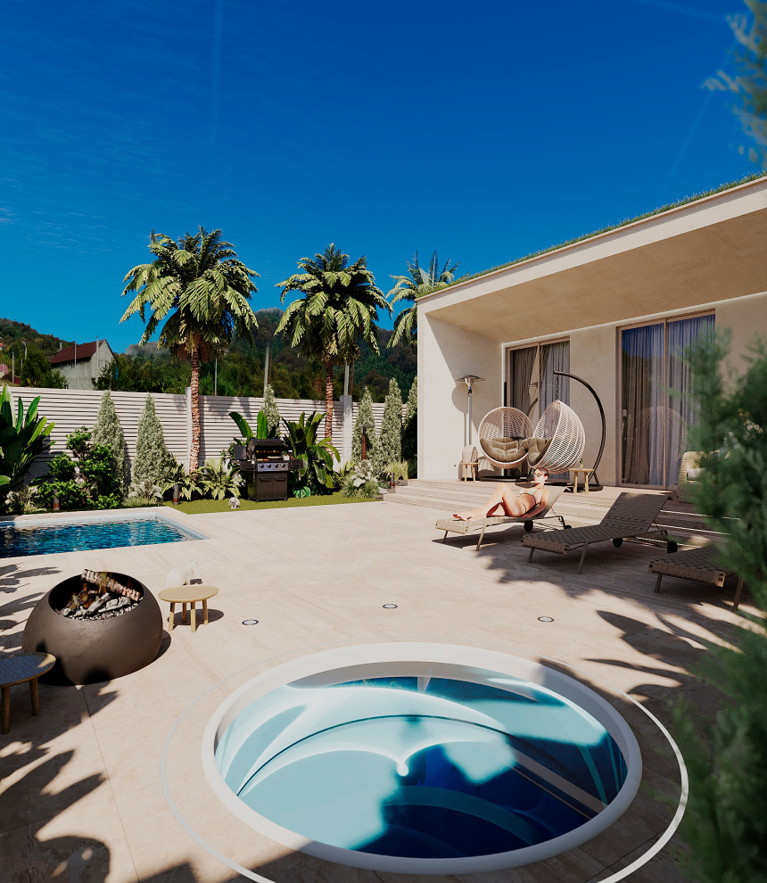 Обложка проекта: Архитектурный проект 1-но этажной MINIVILLI.terra