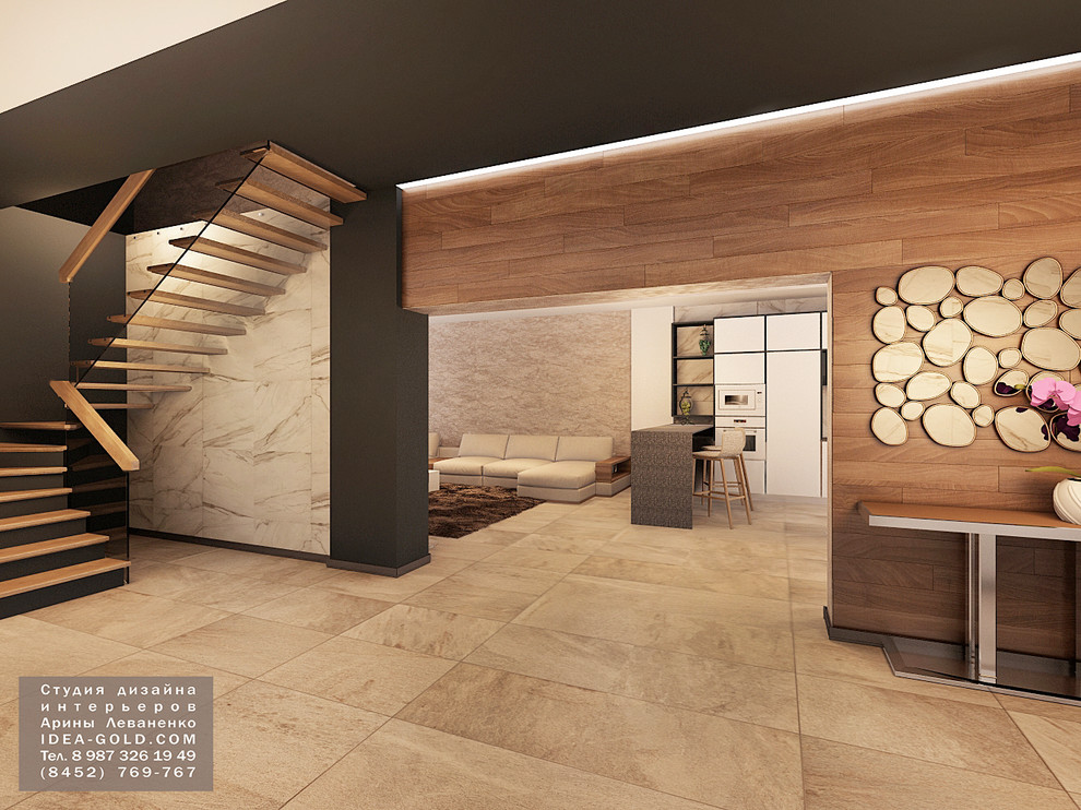 Загородный дом "Контрастные черты"