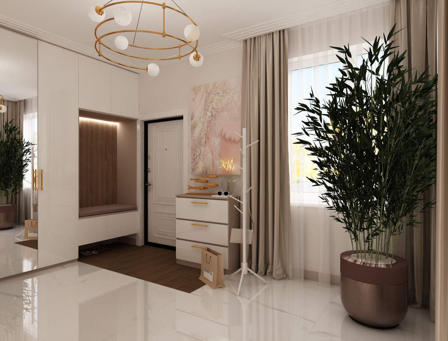 Обложка проекта: Прихожая. Проект дома в пос. Трудармейский. Прокопьевск