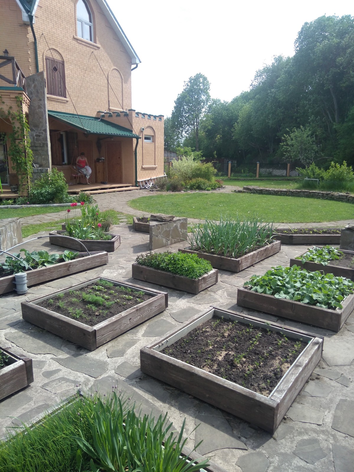 Фотографии готовых садов