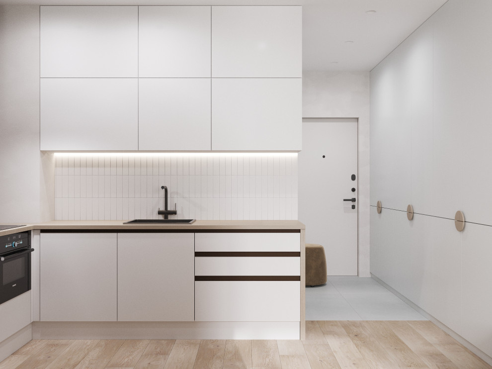 Проект квартиры-студия 28кв.м в СПб